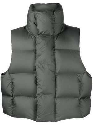 ENTIRE STUDIOS padded quilted down gilet - Green