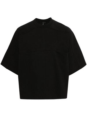 ENTIRE STUDIOS panelled organic-cotton T-shirt - Black