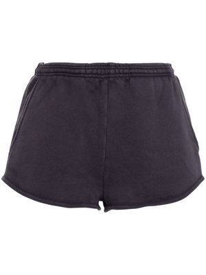 ENTIRE STUDIOS ruched jersey mini shorts - Purple