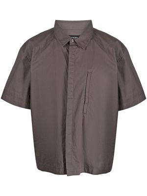 ENTIRE STUDIOS short-sleeve cotton shirt - Grey