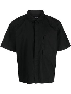 ENTIRE STUDIOS short-sleeved cotton shirt - Black