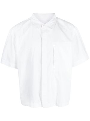ENTIRE STUDIOS short-sleeved cotton shirt - White