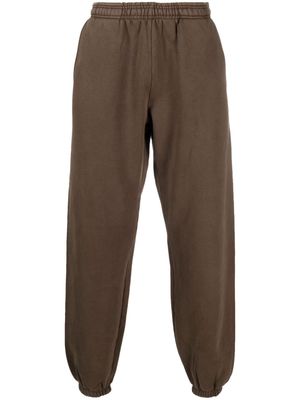 ENTIRE STUDIOS tapered-leg cotton track pants - Green