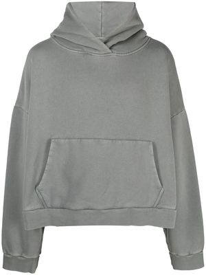 ENTIRE STUDIOS washed drop-shoulder hoodie - Grey