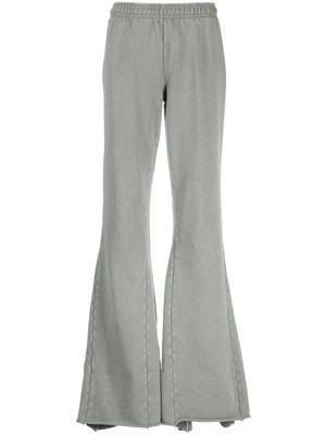 ENTIRE STUDIOS washed flared track pants - Grey