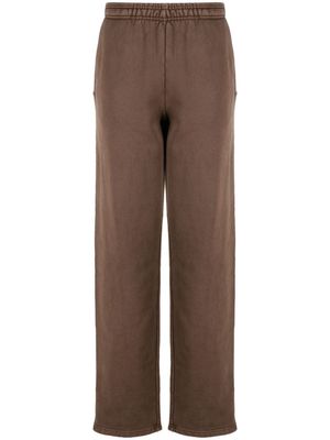 ENTIRE STUDIOS washed organic cotton track pants - Brown