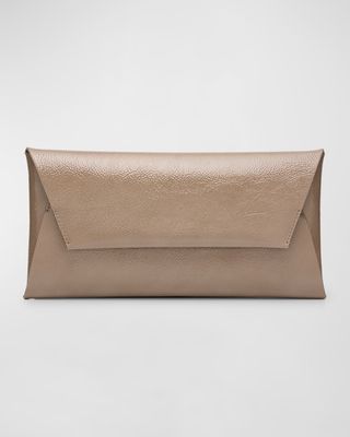 Envelope Patent Leather Clutch Bag
