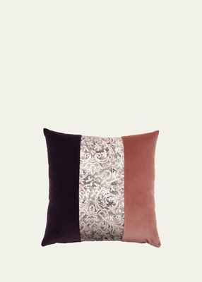 Epoca Vintaged Velvet Striped Cushion