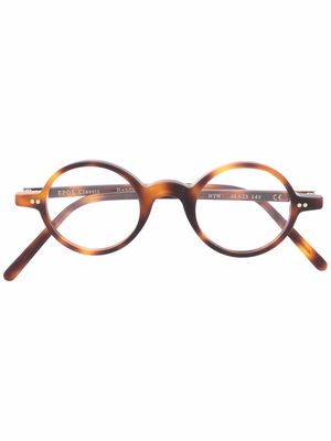 Epos Ermes round-frame glasses - Brown
