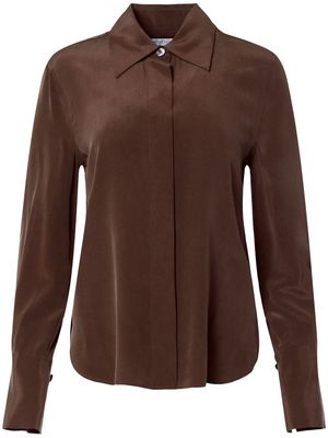 Equipment Annelie silk blouse - Brown