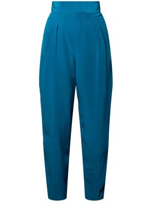 Equipment Beckett silk tapered trousers - Blue