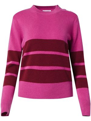 Equipment Corma striped wool jumper - Pink