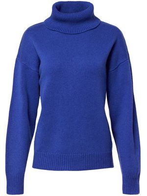 Equipment high-neck wool-cashmere jumper - Blue