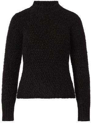 Equipment mock-neck knitted jumper - Black