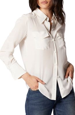 Equipment Rhodora Silk Button-Up Blouse in Nature White