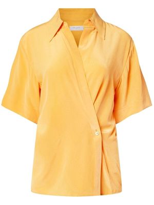 Equipment short-sleeve wrap shirt - Yellow