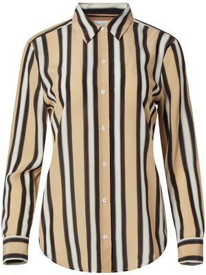 Equipment silk stripe-pattern shirt - Neutrals