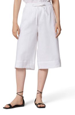 Equipment Theo Wide Leg Linen Pants in Bright White