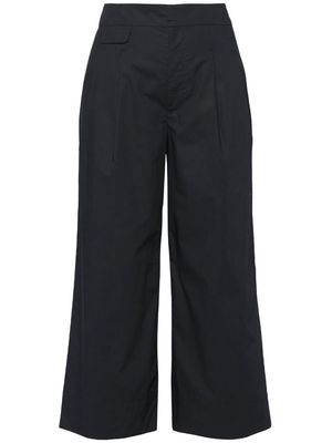 Equipment wide-leg cropped trousers - Black