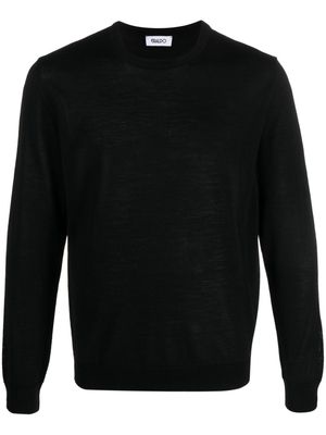 ERALDO fine-knit merino-wool jumper - Black