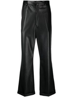 ERALDO high-waist bootcut trousers - Black