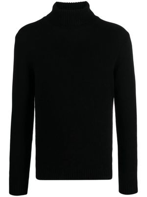 ERALDO roll-neck cashmere jumper - Black