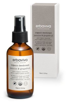 Erbaviva Jasmine & Grapefruit Organic Deodorant Spray in Jasmine Grapefruit 