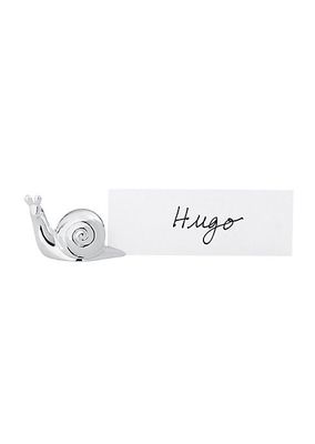 Ercuis Marque-Places - 6 Snail Name Holders 1.125 In. Silver Plated