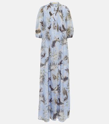 Erdem Ariana cotton and silk maxi dress