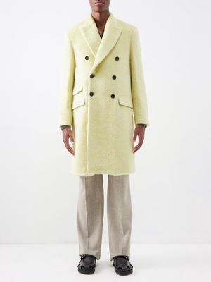 Erdem - Charles Alpaca-blend Coat - Mens - Yellow