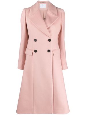 Erdem double-breasted flared coat - Pink