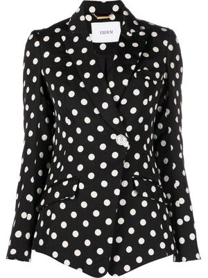 Erdem Nacy polka-dot blazer - Black