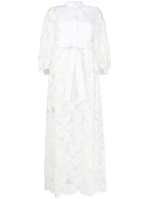 Erdem Nairne floral-lace midi dress - White