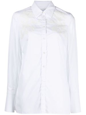 Erdem spread-collar cotton shirt - White