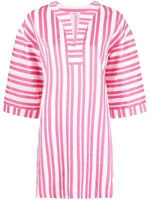 ERES Amor striped beach dress - Pink