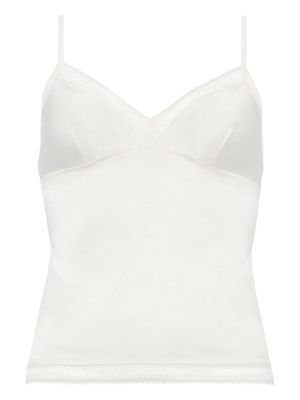 ERES Balade satin pyjama top - White