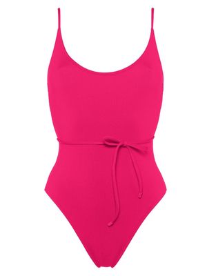 ERES Cosmic belted swimsuit - Pink