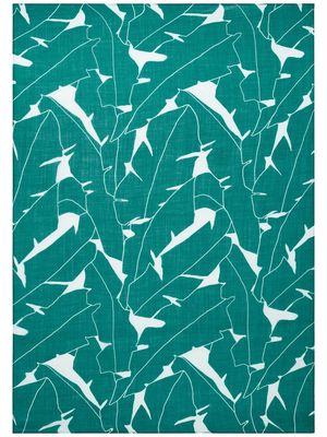 ERES Daniela leaf-print sarong - Green