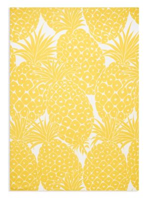 ERES Daniela pineapple-print sarong - Yellow