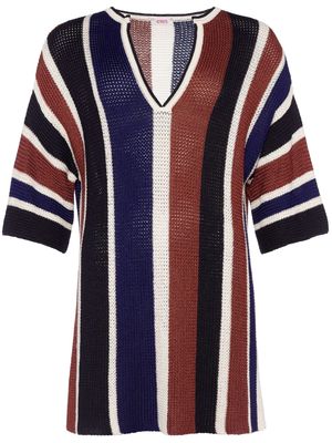 ERES Diego striped knitted minidress - Blue