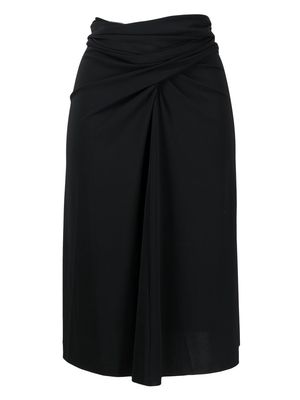 ERES gathered-detail beach skirt - Black