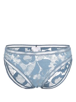 ERES Glacee lace briefs - Blue