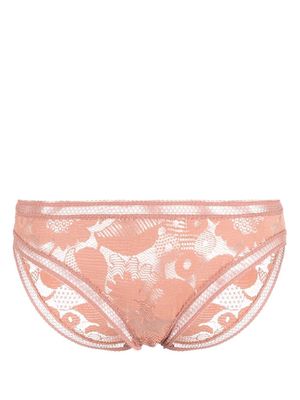 ERES Glacee lace briefs - Pink