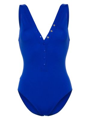 ERES Icône V-neck swimsuit - Blue