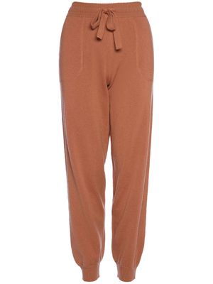 ERES knitted track pants - Brown