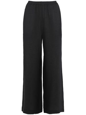 ERES linen wide-leg trousers - Black