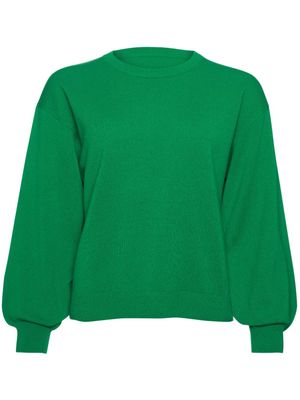 ERES long-sleeve knitted jumper - Green