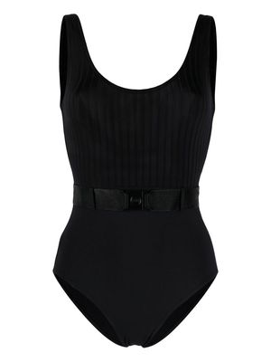 ERES Mezcal belted swimsuit - Black