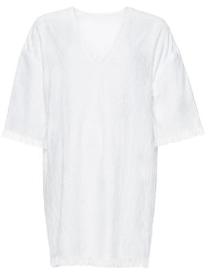 ERES Orange terry-cloth mini dress - White
