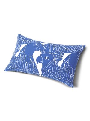 ERES parrot-print beach pillow - Blue